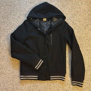 Nike bomber jacket with hood size XS